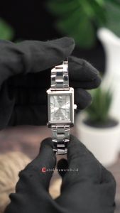 Jam Tangan Wanita Casio LTP-1234DD-7A Silver Dial Silver Stainless Steel Band