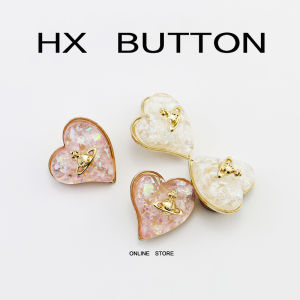 Nút Nhựa Kim Loại Hình Trái Tim Phong Cách Nhỏ Buke Nút Áo Len Thời Trang Kết Hợp Nhiều Cách Để Trang Trí Nhà Cửa