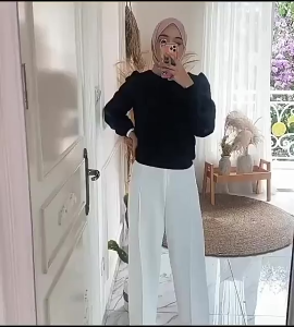 kulot scuba cubit premium wanita dewasa