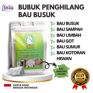 Pembasmi Bau Busuk / bau bangkai / bau kotoran hewan sampah dan limbah cair kemasan 800gr