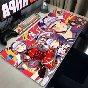 Mouse Pad Gaming Umamusume Gold Ship Mouse Mat Laptop Office Desk Mat PC Gaming Accessories Rubber Lock Edge Keyboard Pad