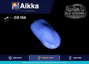 AIKKA CS134 Dark Thai Blue | Old School Series | Automotive 2K Car Paint Solid Color Motor Aerosol Cat Kereta DIY 车漆 - Lazada