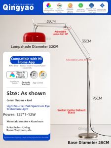 QINGYAO | Bauhaus Swing Arm Fishing Light Floor Lamp