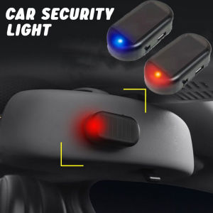 Car Security Light Solar Strobe Signal Security System Light Simulated Alarm Wireless Flashing Anti-Theft Caution Lamp