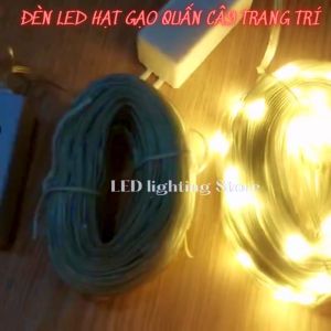 Dây đèn LED hạt gạo Quấn cây Trang trí 10m 30m 40m 90m