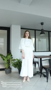 KEZIA KAFTAN PREMIUM TERBARU - GAMIS KAFTAN MEWAH BAHAN SILK ( BAHAN ROBERTO CAVALLI IMPORT)