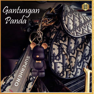 SIGVARD - Aksesoris Tas Gantungan Kunci Motor Mobil Aesthetic Motif Boneka Beruang GTG03