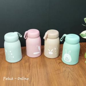 GFS BOTOL MINUM KACA MINI KELINCI RABBIT CUTE IMUT 330ML