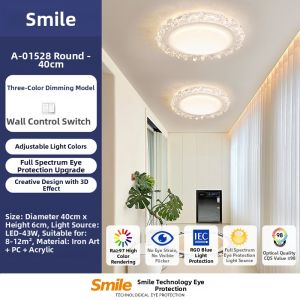 Smile | Elegant Crystal Ceiling Light