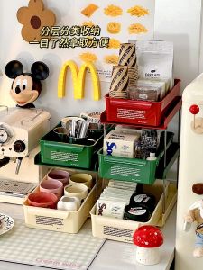 Family Coffee Corner Arrangement Sideboard Cabinet Bar Counter Balcony Coffee Corner Storage Rack Storage Rack Storage Box Cup Storage