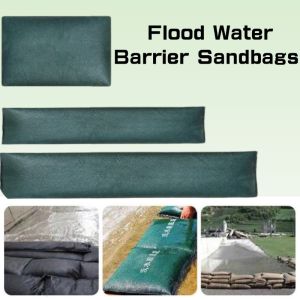 【Shipment from Philippines】Reusable Flood Water Barrier Sandbags Sandless Sandbag Water absorbing Typhoon expansion bag Long Canvas Bags Thickened Reusable Bags for Home Doors Absorbent Prevention for Garages and Basements