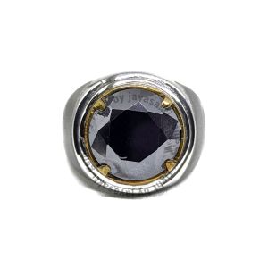 Natural Batu Permata Black Moisannite BM01