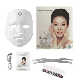 Suolaer | Mặt Nạ LED Không Dây Trị Liệu Bằng Photon Sạc USB Chống Lão Hóa Trẻ Hóa Da 7 Màu Sắc Chăm Sóc Sắc Đẹp Da Mặt
