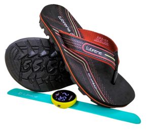 TERBARU SANDAL JEPIT MURAH DAN BERKUALITAS SANDAL CASUAL ANAK LAKI LAKI LUBRENE VIRAN-TP EGA-CP BLACK RED/BLUE BERKUALITAS TERLARIS TOP EDISI baru wow