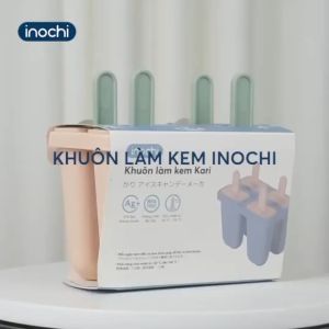 [Mega] Khuôn làm kem kari inochi  nhựa làm kem que cho bé dễ dàng tách kem ra khỏi vỉ [inochi.store]