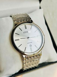 Đồng Hồ Nam C.T.Z 2kim size 41mm có lịchmáy pin Nhật kính sapphire chống xước dây thép không rỉ