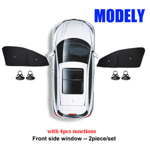 For Tesla Model 3 Y Juniper Highland 2020-2025 2026 Side Window with Suction Cups Front Rear Windshield Privacy Sun Shade Cover
