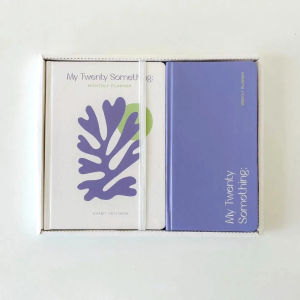 Sổ PLANNER CRABIT 2023 - Bìa Hoa Matisse - Combo 2 Sổ Monthly Planner A5 và Weekly Planner A6