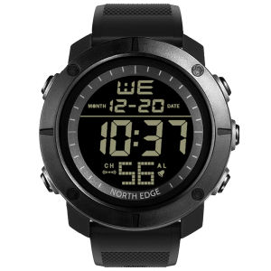 NORTH EDGE | NORTH EDGE Mens Digital Watches Army Military World Time Alarm Sport Stopwatch For Male Waterproof 50M Wristwatch 2022 Relogios