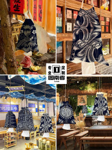 Túi Khăn Giấy Treo Túi Vải Nhuộm Màu Dệt Thắt Nút Phong Cách Dân Tộc Túi Treo Túi Vải Chống Bụi Nhà Bếp Túi Đựng Đồ Dùng Gia Đình