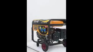 CHUANGCHAO Portable Gasoline Generator 4 Stroke 220V 60HZ Household Outdoor Small Manual/Electric Start copper