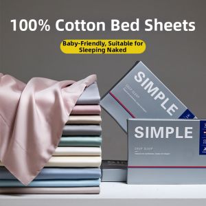MINGSHA | High Count Long Staple Cotton Satin Bedsheet