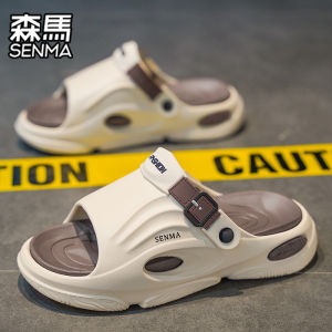 รองเท้าแตะชายหาดสำหรับผู้ชาย รองเท้าแตะกันลื่น รองเท้าแตะพื้นยาง สไตล์ลำลอง รองเท้าแตะสำหรับเดินชายหาด รองเท้าแตะแบบสวมสบายสำหรับฤดูร้อน