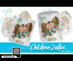 Children Zodiac Mug (LIMITED EDITION) WITH BOX