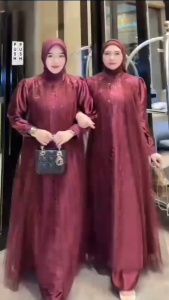 COD VIola Dress Silk apk Tille Brokat Dress Kondangan Terbaru Dress Mewah Dress Dewasa Terbaru 2025