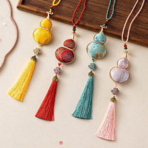 AIXIAOXIQING | Aromatic Pouch with Chinese Traditional Embroidery and Good Fortune Symbolization
