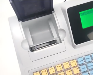 Lucky Mall C50 English POS Cash Register Dual Screen with Built-in Printer & UV Money Check for Retail Shop