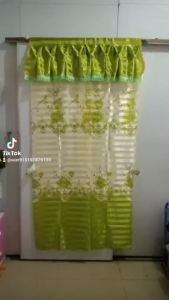 Rèm cửa rèm cửa phòng khách màn treo cửa màn cửa màng che phòng ngủ loại bít chất liệu gấm hoa [1m x 2m] cao cấp sang trọng bền bỉ