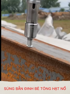 SÚNG BẮN ĐINH BÊ TÔNG HẠT NỔ KAPUSI S4 MẪU MỚI NHẤT 2025 TẶNG KÈM 100 ĐINH