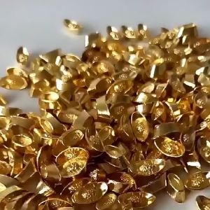 หยวนเป่า ก้อนทอง กิมตุ้ง 1/1.7/2 สมมติ น้ำหนัก ตกแต่งบ้าน ของขวัญ 2 ชุด