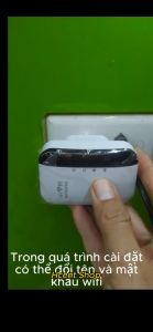 Kích sóng wifi cực nhỏ gọn tốc độ cao 300MBs Ăng ten tích hợp có 1 cổng lan kèm chức năng phát wifi từ mạng có dây