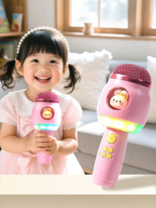 LELEYU | Karaoke Microphone and Speaker Set for Children Toy