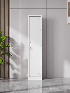 Single Door Locker Metal Cabinet Employee Storage Cabinet Steel Cabinet Simple Office Wardrobe