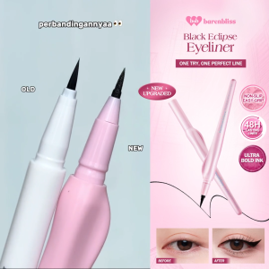 [BEST SELLING] BNB Barenbliss Black Eclipse Eyeliner | 48H Tahan Lama Waterproof & Smudge-Proof Matte Black Finish [Precision & Bold Lines]