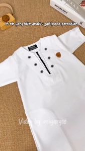 Jubah Anak Laki-laki Kawan Muslim Bahan Katun Toyobo Usia 1 Sampai 14 Tahun