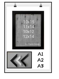 frame gambar black /white /brown 10x12 /11x14 /10x15 /12x14