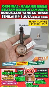 JAM TANGAN HUSH PUPPIES ORIGINAL WANITA HUSH PUPPIES HP.3892L.2517 - WOMEN - Kulit - COKLAT - JAMDUNIA / JAM DUNIA JD18 # JAM TANGAN WANITA JAM WANITA JAM TANGAN ANTI AIR $ JAM HUSH PUPPIES 3892L 2517 HUSH PUPIESS003