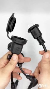 ชุดสายไฟ  สายไฟระย้า ขั้วE27 ขั้วยางกันน้ำ  20/30/50/100เมตร ขั้วหลอดไฟ สายแพระย้า ต่อกันได้ สายไฟพร้อมขั้ว ทนแดด ทนฝน