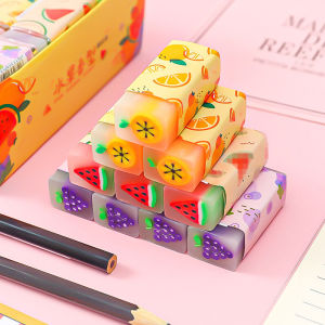 【Ready Stock】Kawaii Fruit Eraser Soft Rubber Erase Tool Kids Children Stationery Student School Supplies Gift