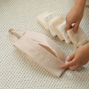 Zipper Storage Bag Underwear Polyester Portable Waterproof Organizer Travel Beg Pakaian Seluar Stokin 收纳袋旅行