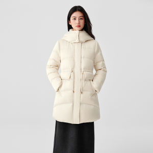 Koradior | 90 Goose Down Winter Jacket Insulated Waist Adjustment Women 90%