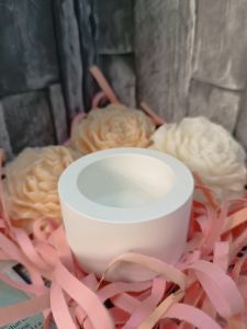 Decorative Cylinder Thick Vessel for Candles and other purposes