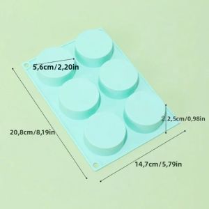 Khuôn Làm Bánh Donut Bằng Silicon Thân Thiện Với Môi Trường Chịu Nhiệt Cao Dùng Làm Bánh Sô Cô La Pudding Macaron Dụng Cụ Làm Bánh Hình Tròn