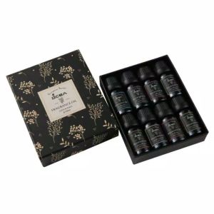 Essential Oil Aroma VARIAN 8 IN 1 PAKET OIL BASE MINYAK DIFFUSER IMPORT MURAH