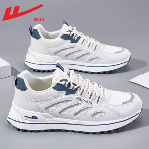 Giày Thể Thao Nam Lưới Thoáng Khí Giày Chạy Bộ Thường Ngày Giày Đế Bằng Mũi Tròn Mùa Hè 2023 Thương Hiệu Warrior