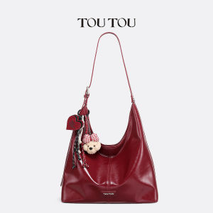 TOUTOU | Quà Cưới Túi Xách Da Mềm Dung Lượng Lớn Màu Đỏ